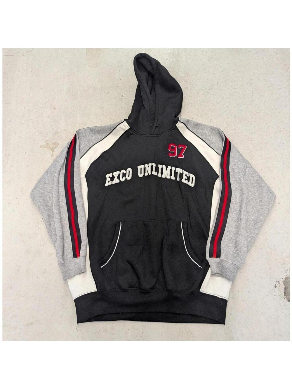 Y2K Exco Jeans Unlimited 97 athletic hoodie